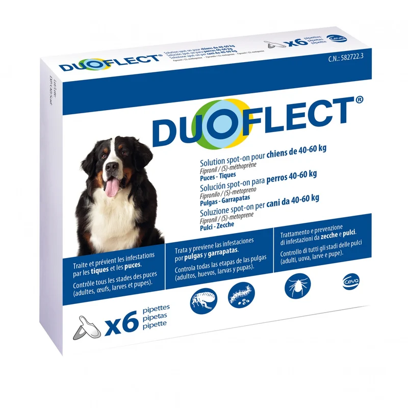 Pipettes Duoflect chien