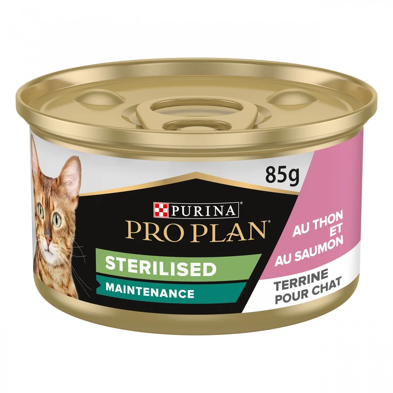 Proplan Sterilised Thon et Saumon - Lot 24 x 85 g