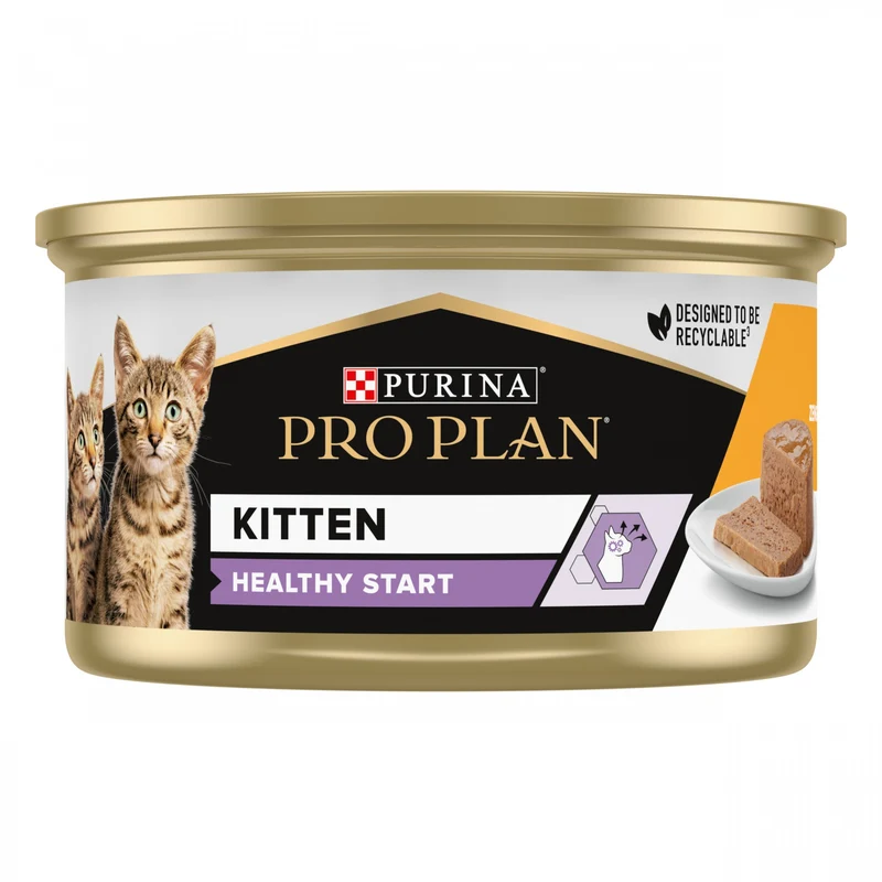 PRO PLAN Healthy Start Kitten en mousse au Poulet - Pâtée pour chaton