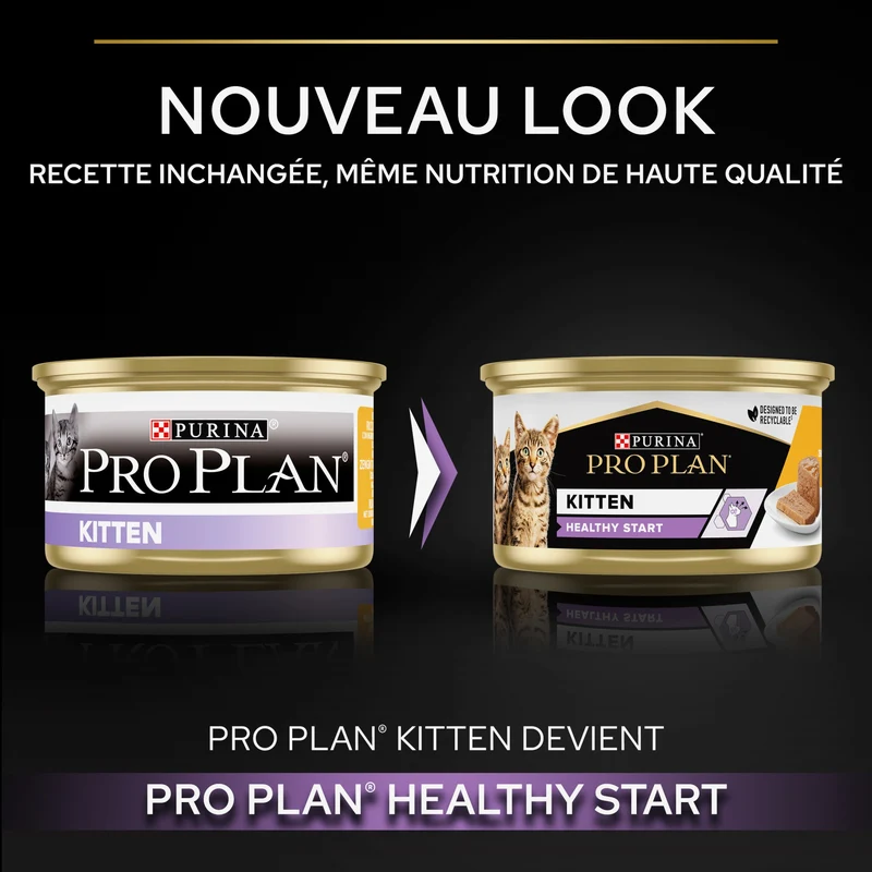 PRO PLAN Healthy Start Kitten en mousse au Poulet - Pâtée pour chaton