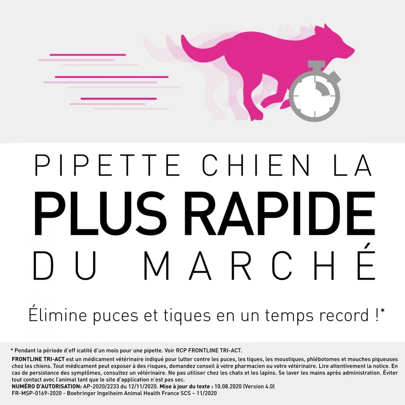 Frontline Tri-act chien