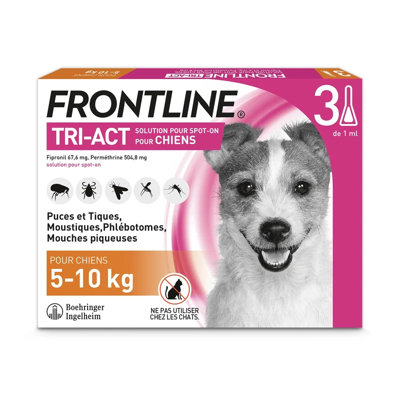 Frontline Tri-act chien
