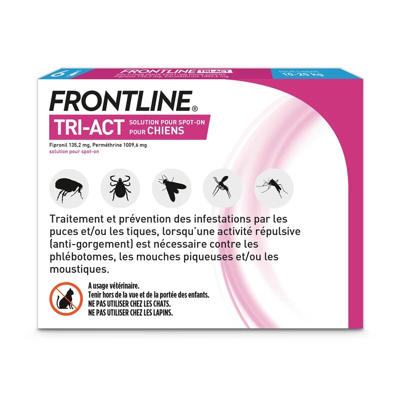 Frontline Tri-act chien