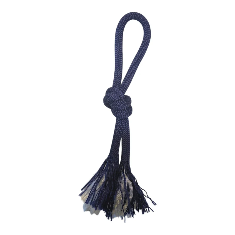 Jouet pour chien Corde à nœuds BLEU MARINE 30cm