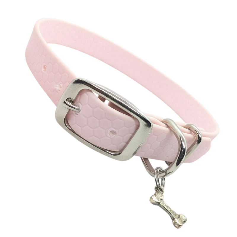 Collier pour chien Pop Dog confort Rose Pastel 16mm longueur 30-35cm