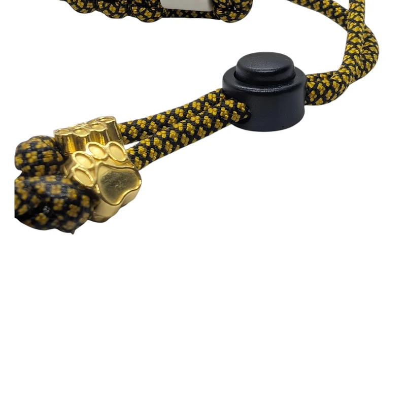Collier réglable anti-tiques pour chien en céramique EM - Largeur 2cm Golden DIAMOND