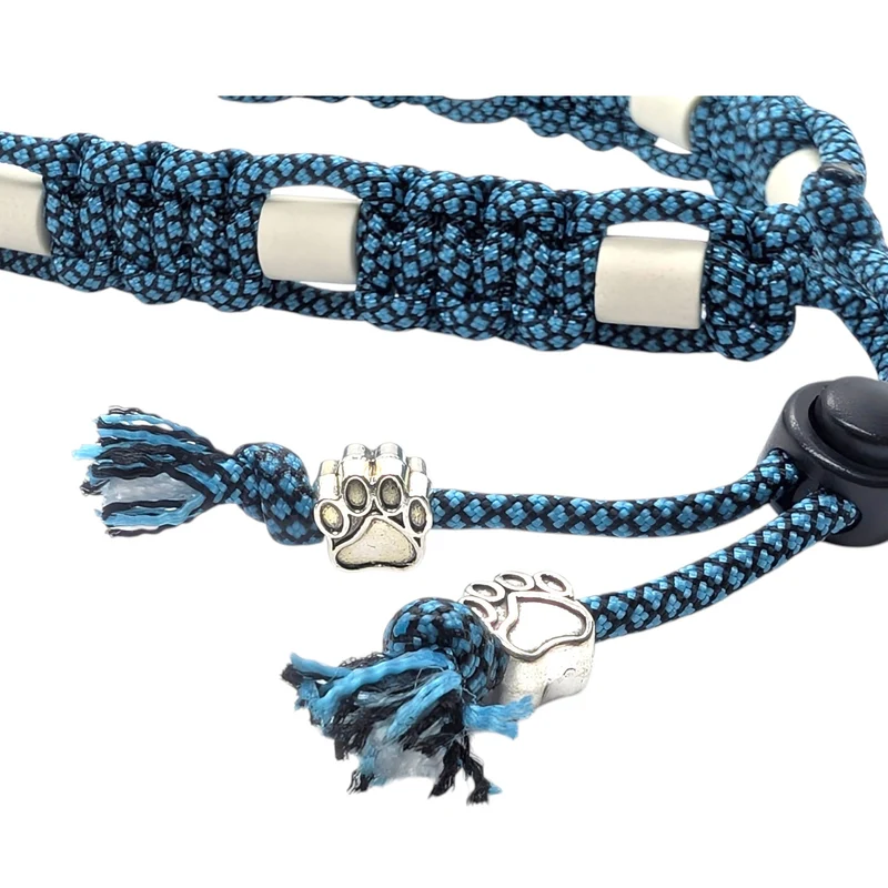 Collier réglable anti-tiques pour chien en céramique EM - Largeur 2cm Blue DIAMOND