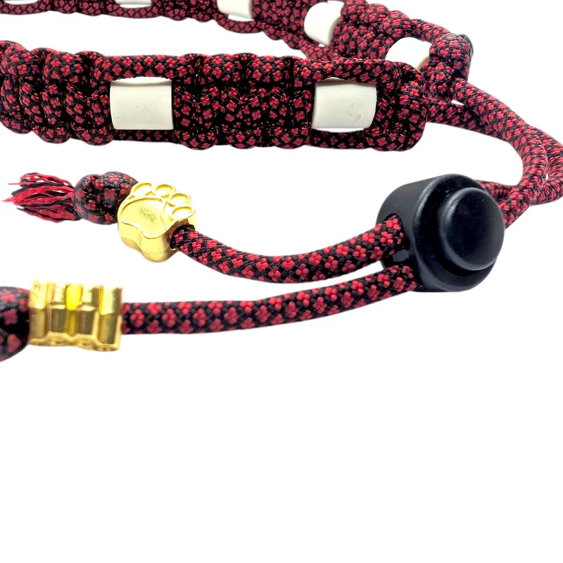 Collier réglable anti-tiques pour chien en céramique EM - Largeur 2cm Red DIAMOND
