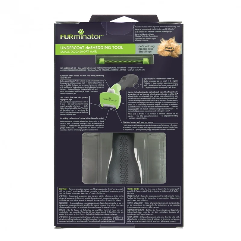 Brosse Furminator poils courts