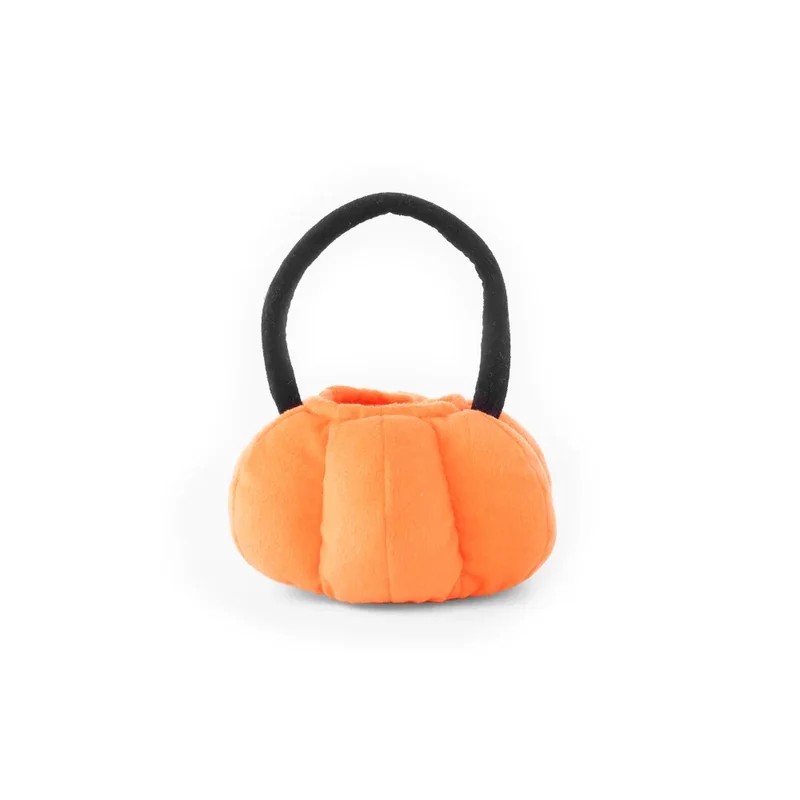 Peluche de flair Panier Citrouille Trick or Treat - Jouet d'occupation pour chien – ZippyPaws® Burrow™ Trick-or-Treat Basket