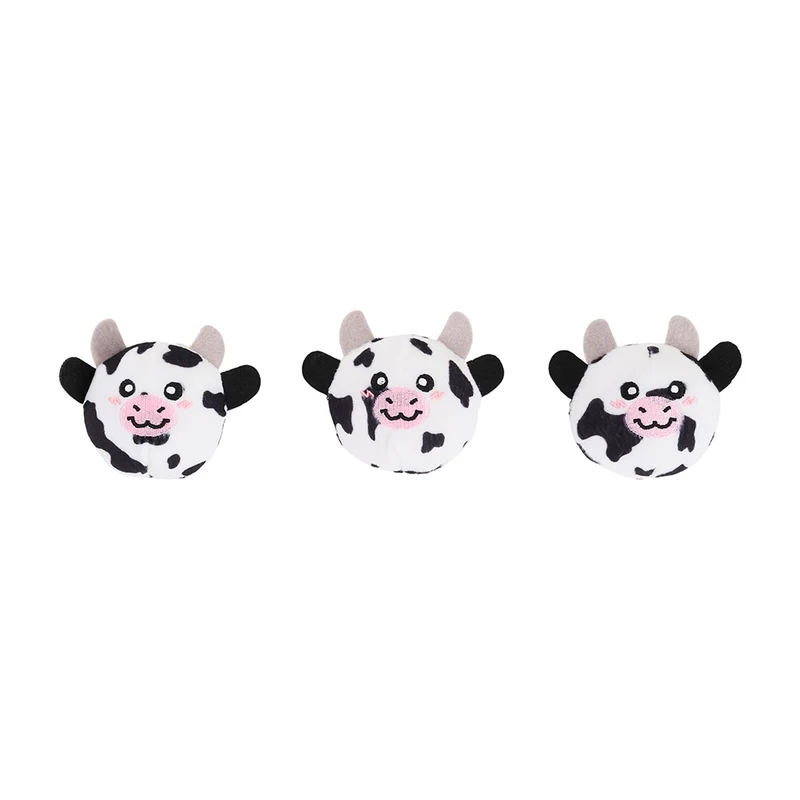 Peluche de flair Grange et Vaches – Jouet d'occupation pour chien – ZippyPaws® Burrow™