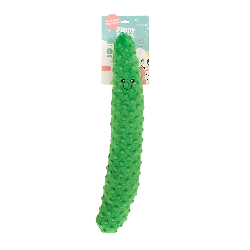 Peluche Cornichon – Peluche XXL pour chien – Jigglerz® Pickle
