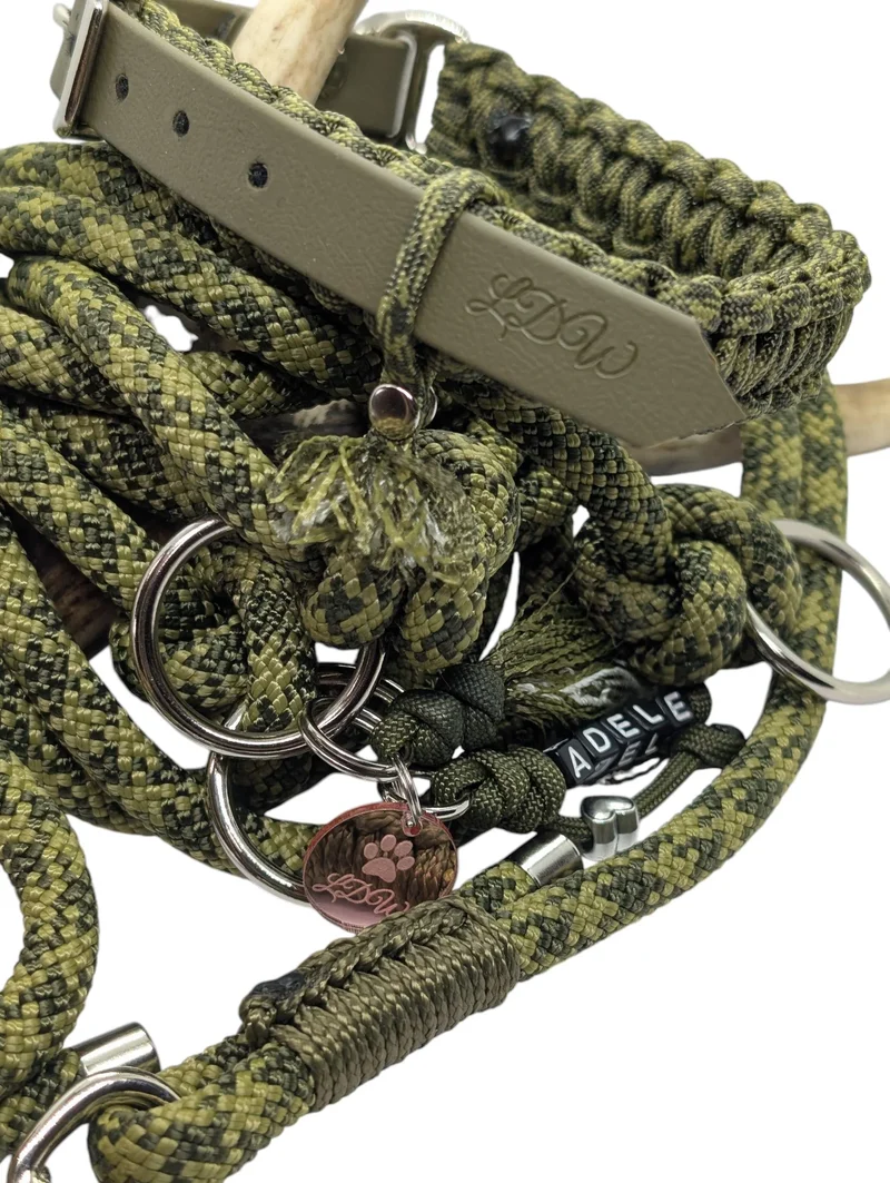 Laisse 3 points RANGER camouflage paracorde 8mm