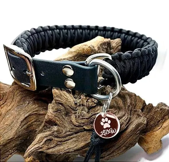 Collier réglable pour chien UNI - largeur 3cm