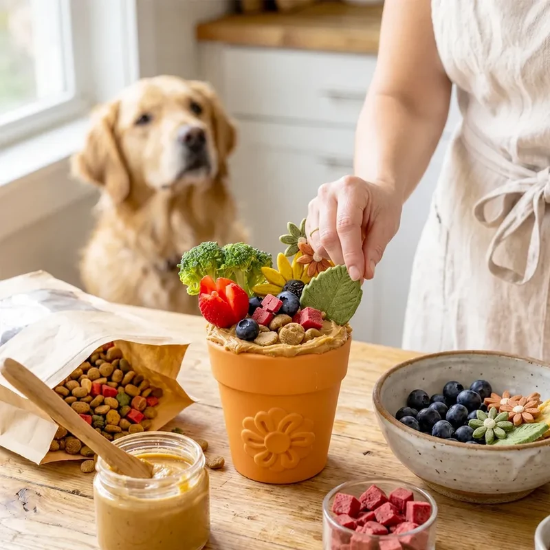 Jouet à remplir Flower Pot – Pot de fleurs – Sodapup