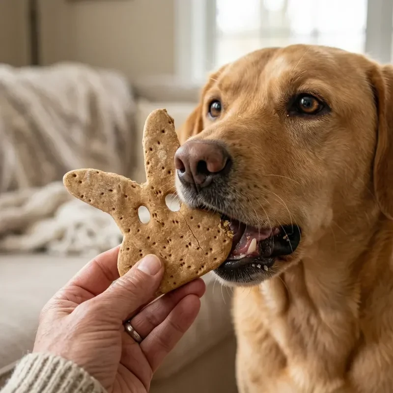Paul – Biscuit de Pâques XL pour chiens – Cassé – Les Disgracieux