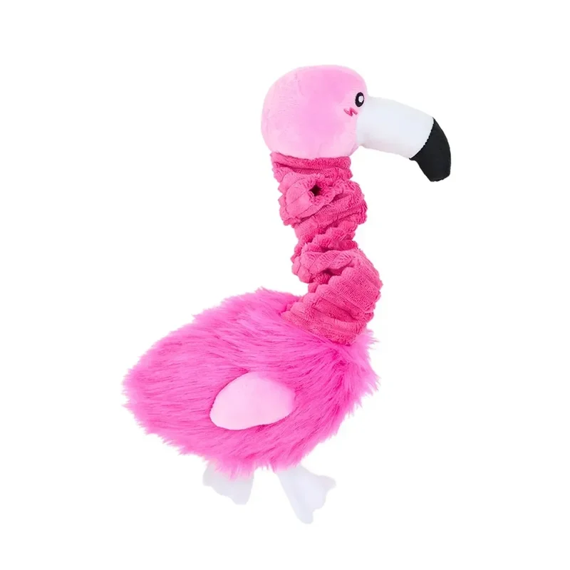 Peluche Flamant rose pour chien – Bungie Buddiez Flamingo Zippypaws