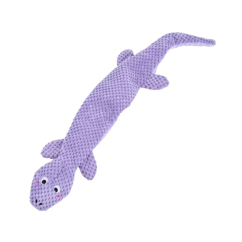 Peluche Lézard Mauve pour chien 🦎 – Ropetilez® Purple Lizard Zippypaws