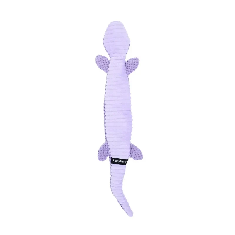 Peluche Lézard Mauve pour chien 🦎 – Ropetilez® Purple Lizard Zippypaws
