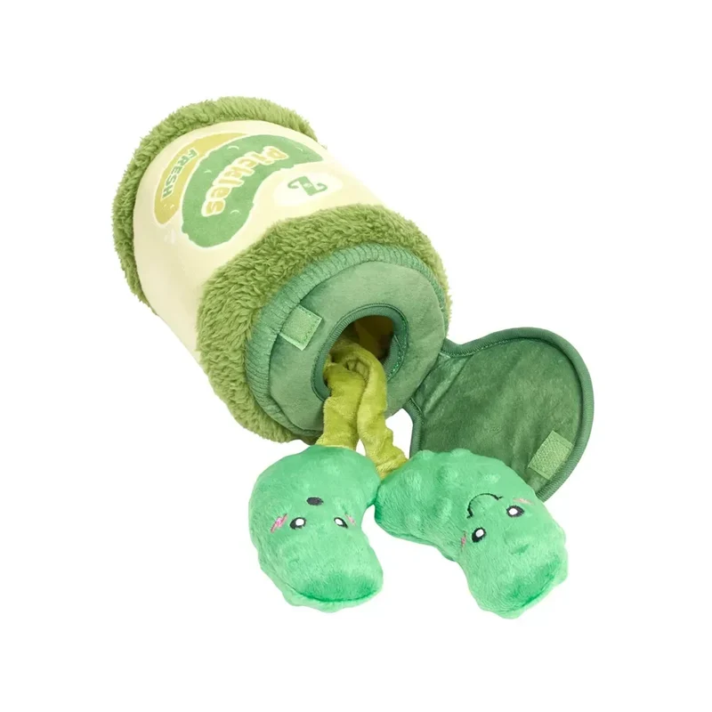 Bungee Burrow Pickle Jar Zippypaws 🥒 – Jeu de fouille interactif pour chien