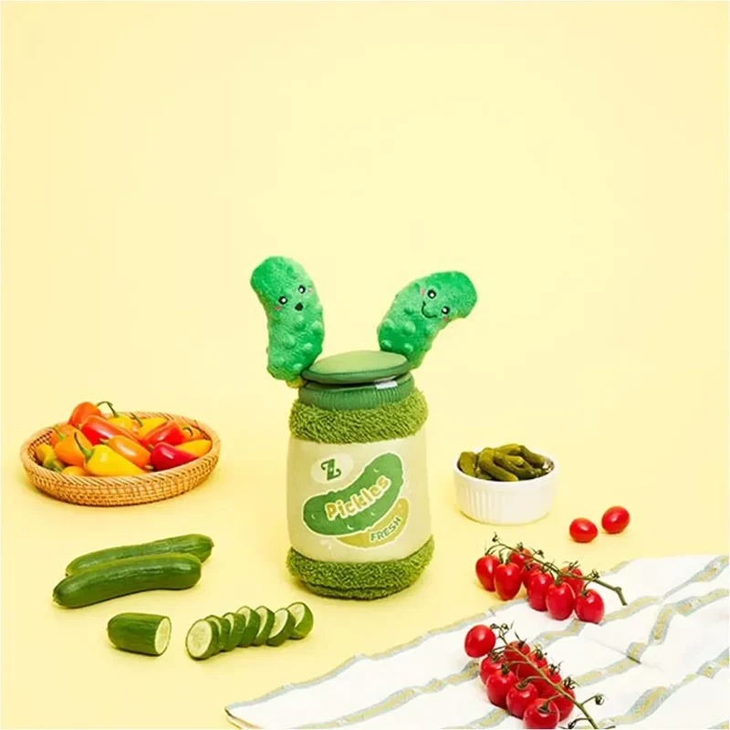 Bungee Burrow Pickle Jar Zippypaws 🥒 – Jeu de fouille interactif pour chien