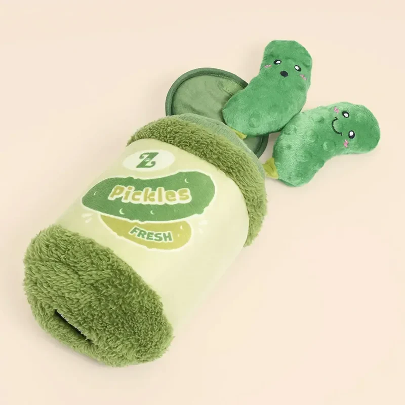 Bungee Burrow Pickle Jar Zippypaws 🥒 – Jeu de fouille interactif pour chien