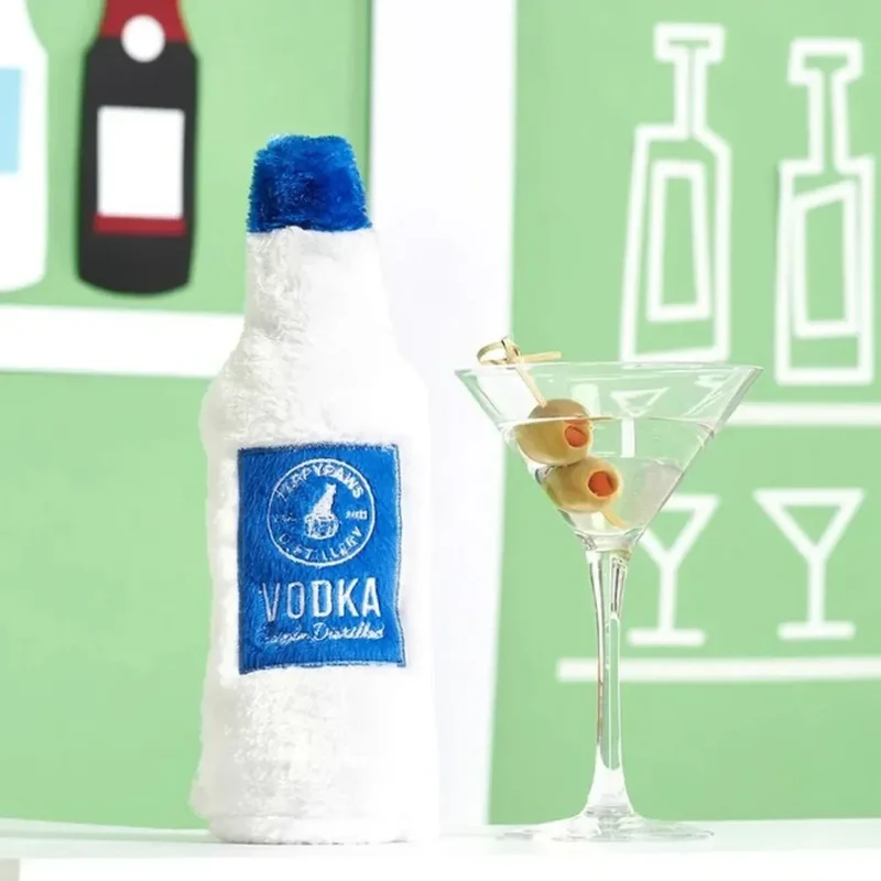Peluche Vodka pour chien 🍸 – Happy Hour Crusherz – ZippyPaws