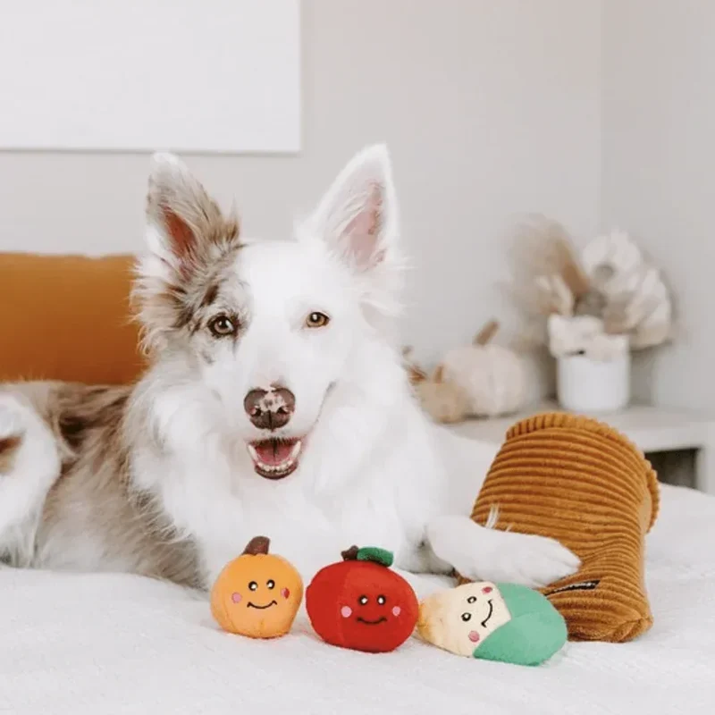 Peluche de flair Corne d'abondance 🍎 - Jouet d'occupation pour chien – ZippyPaws® Burrow™