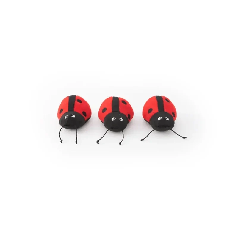 Peluche de flair Coccinelle & feuille 🐞🌱 - Jouet d'occupation pour chien – ZippyPaws® Burrow™