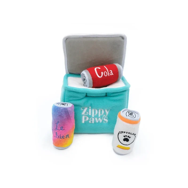 Peluche de flair Coffre à glace 🧊🥤 - Jouet d'occupation pour chien – ZippyPaws® Burrow™