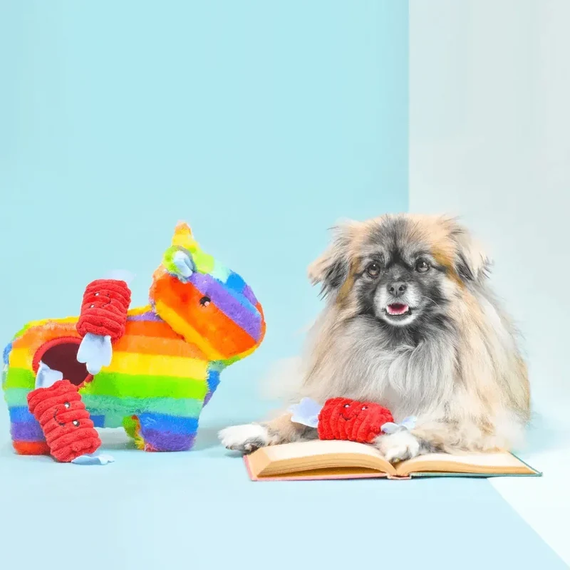 Peluche de flair Piñata - Jouet d'occupation pour chien – ZippyPaws® Burrow™