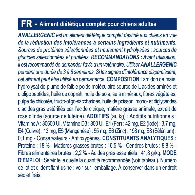 Royal Canin Veterinary Anallergenic