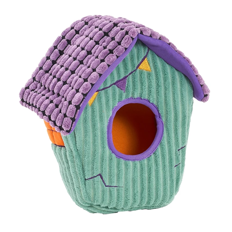 Peluche de flair Maison Hantée – Jouet d'occupation pour chien – ZippyPaws® Burrow™ Halloween
