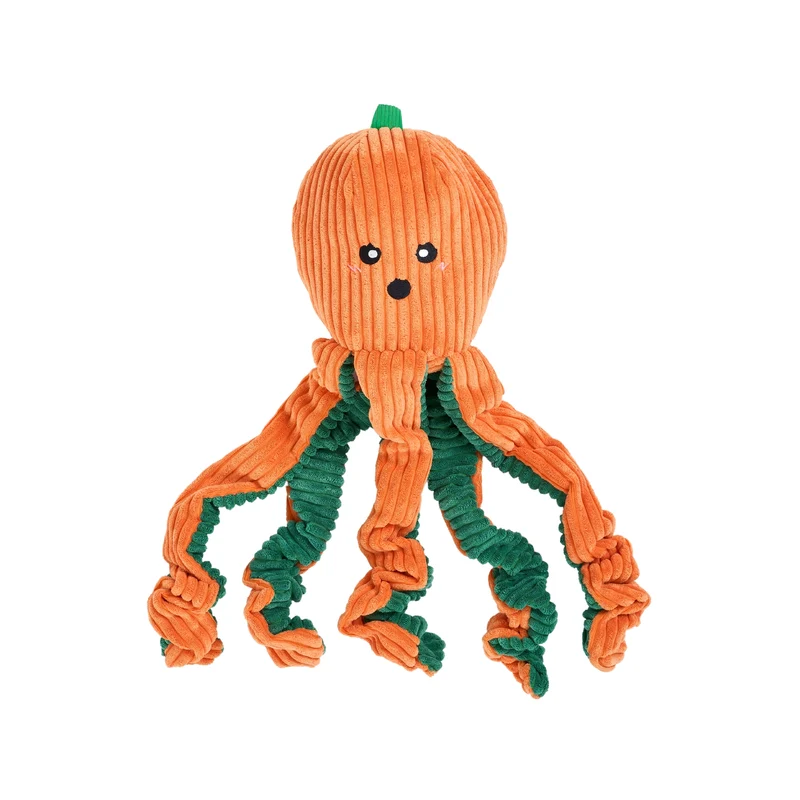 Peluche Poulpe Citrouille XXL – Jouet pour chien – ZippyPaws® Halloween