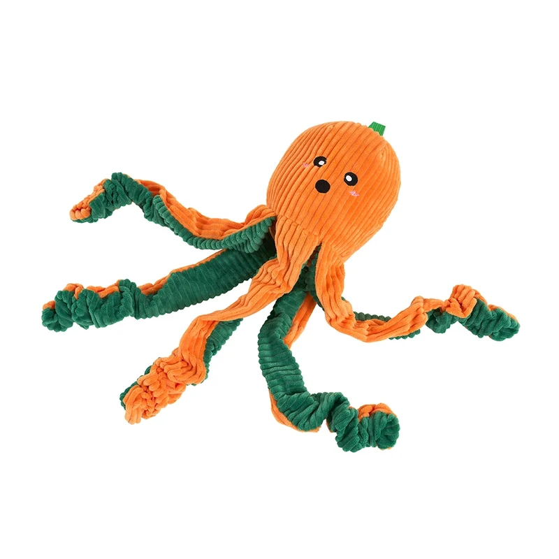 Peluche Poulpe Citrouille XXL – Jouet pour chien – ZippyPaws® Halloween