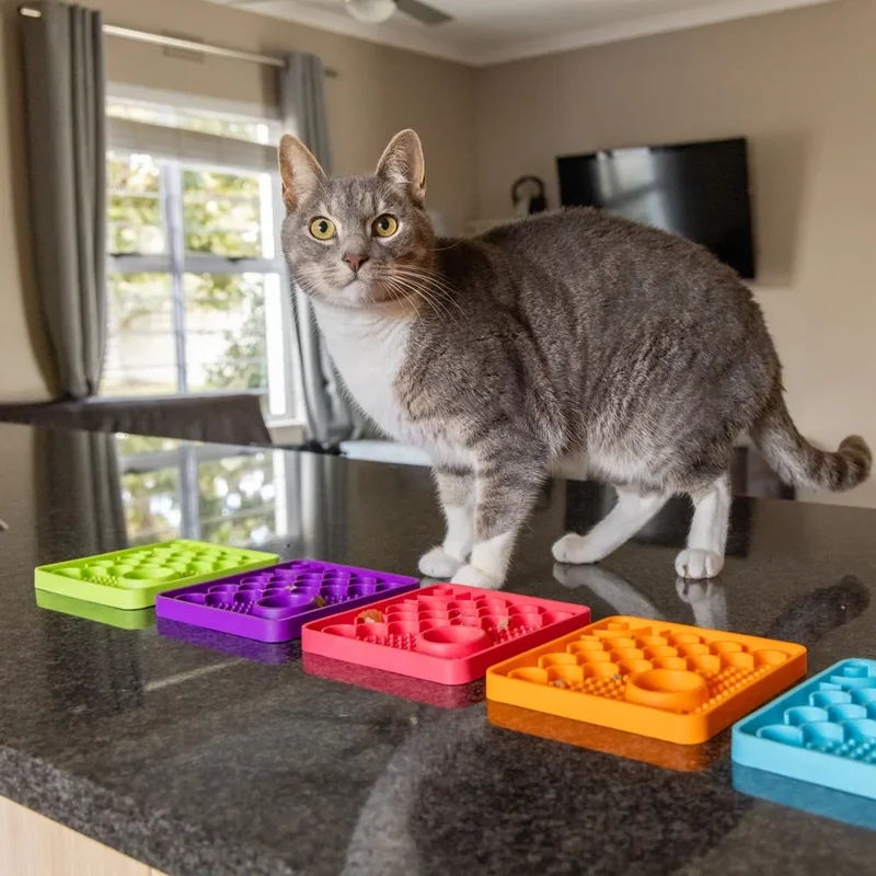 Lickimat Catster – Tapis de léchage pour chat – VENTE FLASH
