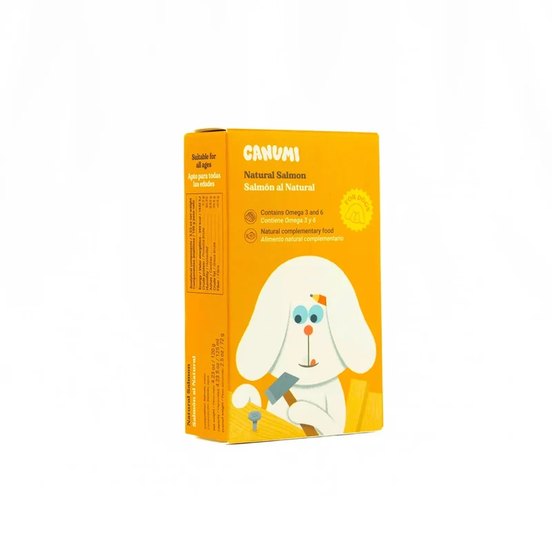 Morceaux de saumon au naturel – Conserve Canumi – 120g