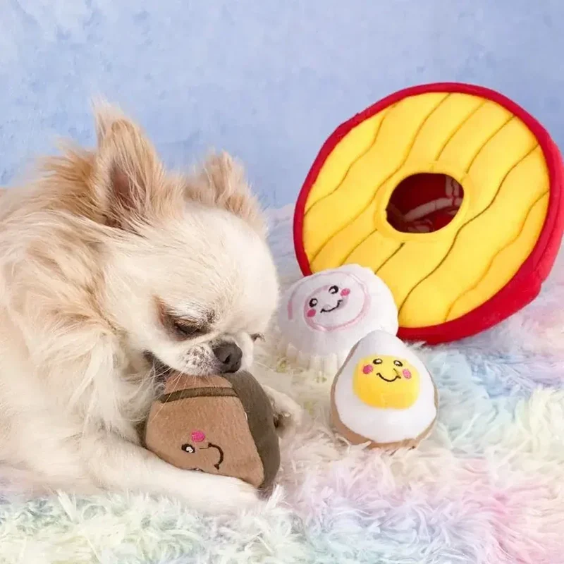 Peluche de flair Bol à ramen 🍜 - Jouet d'occupation pour chien – ZippyPaws® Burrow™
