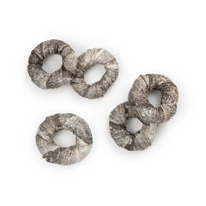 Donuts de peau de morue – Gourmandise naturelle à mâcher pour chiens – 200g
