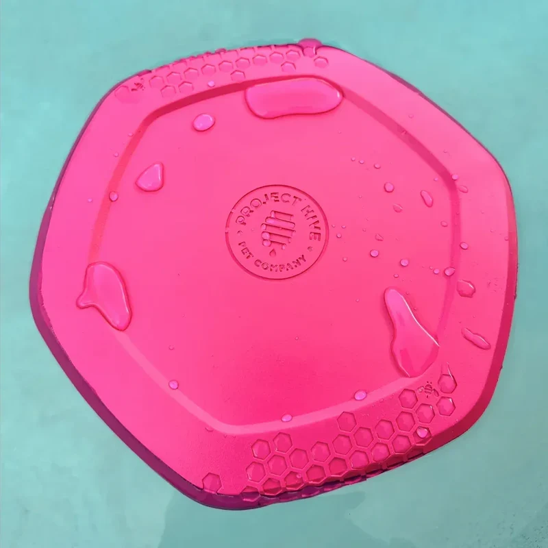 Hive Scent Disc – Frisbee à lancer et tapis de léchage – Jouet flottant pour chiens