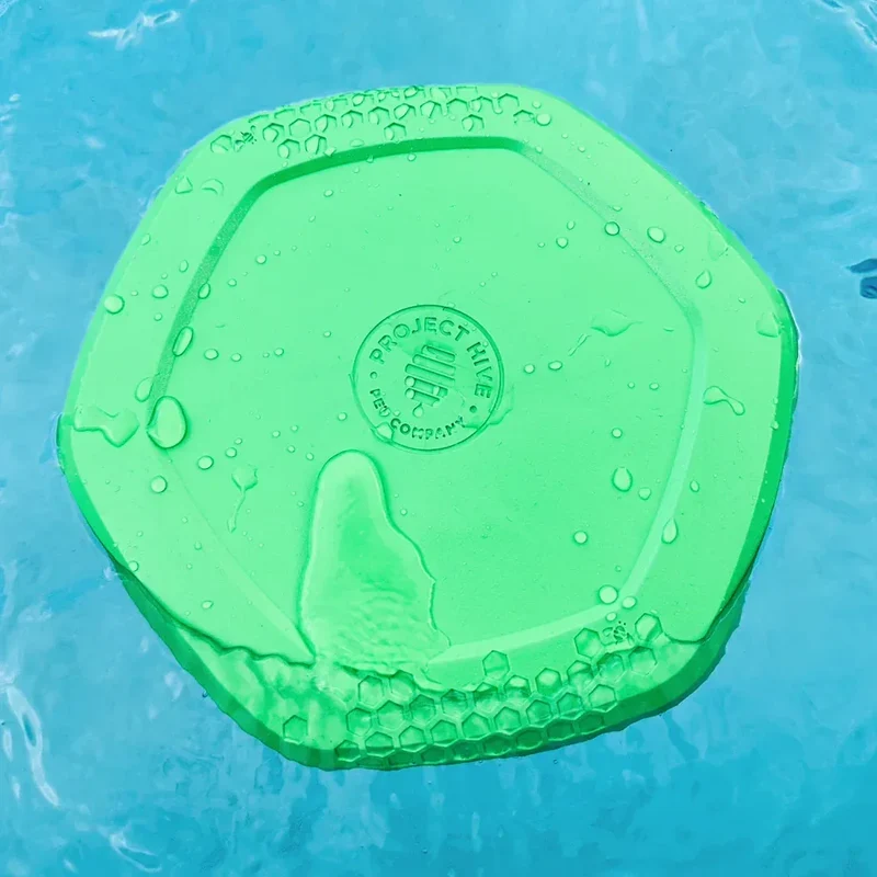 Hive Scent Disc – Frisbee à lancer et tapis de léchage – Jouet flottant pour chiens