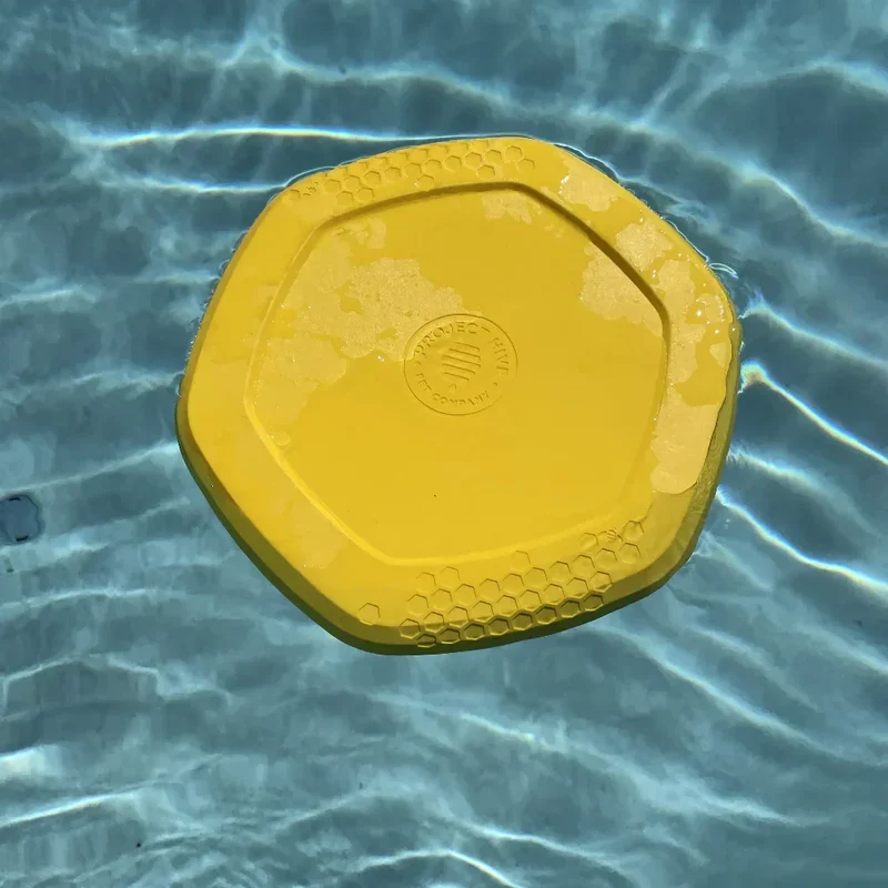 Hive Disc – Frisbee à lancer et tapis de léchage – Jouet flottant pour chiens