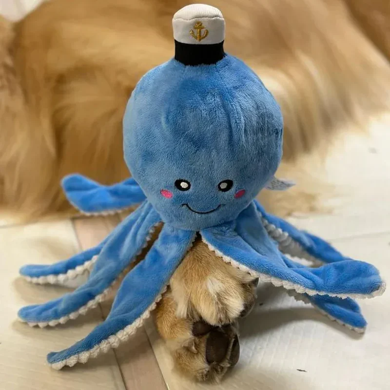 Peluche Ollie la Pieuvre 🐙 30cm – Jouet pour chien – ZippyPaws®