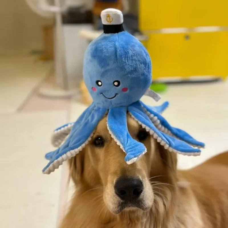 Peluche Ollie la Pieuvre 🐙 30cm – Jouet pour chien – ZippyPaws®