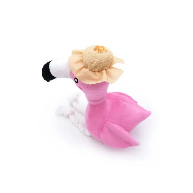 Peluche Freya le Flamant rose 🦩 40cm – Jouet pour chien – ZippyPaws®