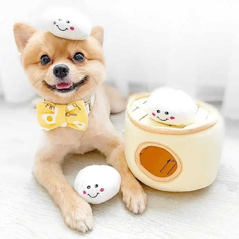 Peluche de flair Raviolis à soupe 🍲 - Jouet d'occupation pour chien – ZippyPaws® Burrow™