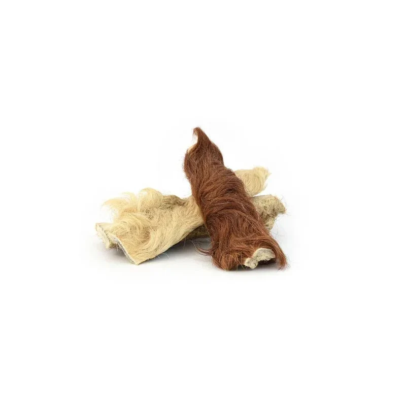 Peau de boeuf 15cm avec poils – Mastication gourmande pour chiens