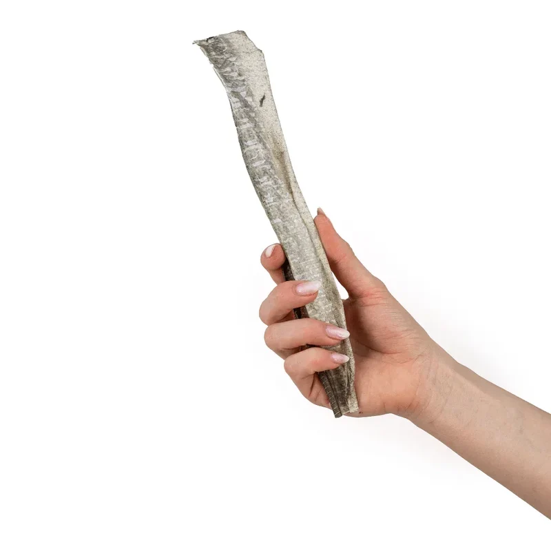 Lanière de peau de cabillaud – Mastication gourmande pour chiens