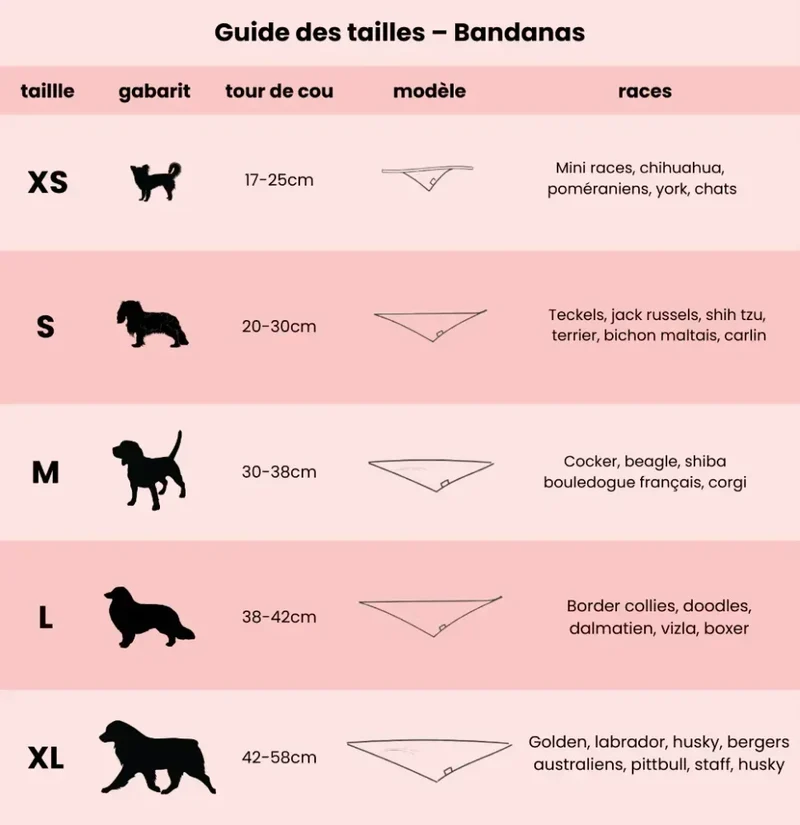 Bandana pour chiens et chats – aPETite Store
