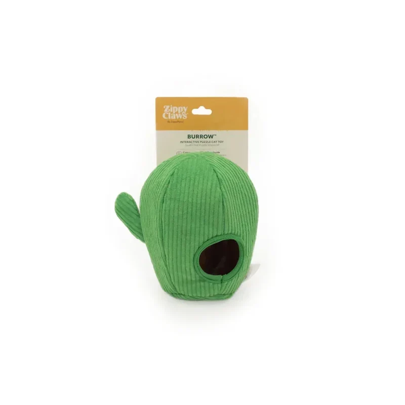 Peluche de flair Cactus et serpents 🌵🐍 - Jouet d'occupation pour chat 🐱 - ZippyClaws® Burrow™